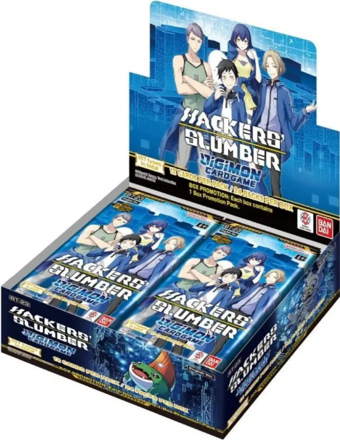 Digimon Card Game – Hackers’ Slumber BT23 Booster Display Englisch mit 24 Packs