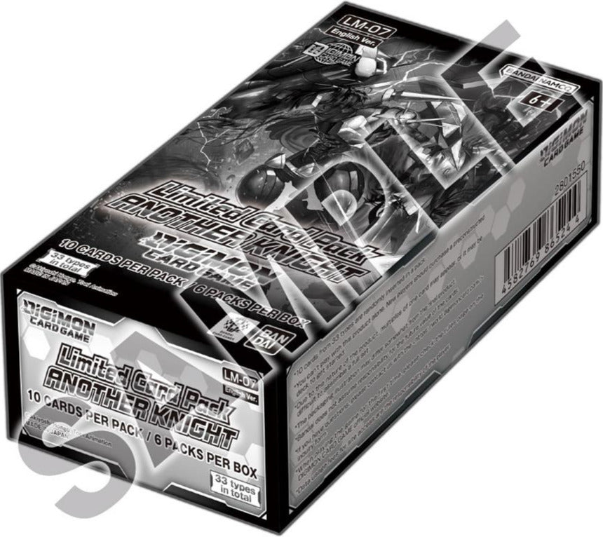 Digimon Card Game – Limited Card Pack Another Knight LM-07 Display mit 6 Boostern Englisch