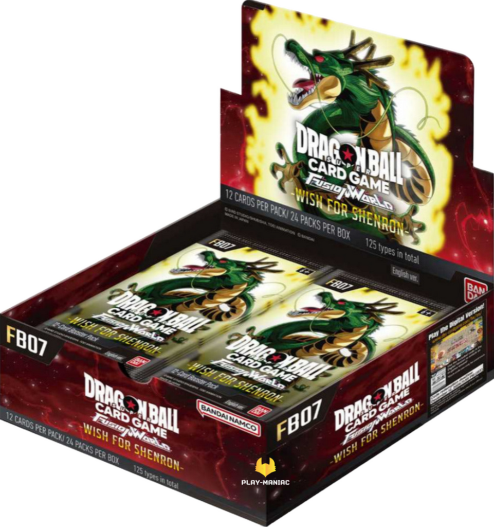  Dragon Ball Super Card Game Fusion World Wish for Shenron FB07 Booster Display Englisch