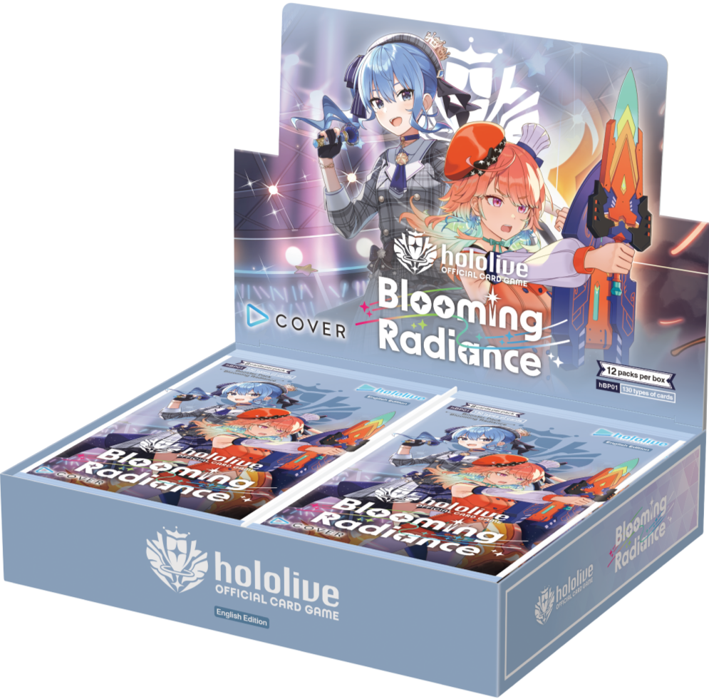 Hololive OFFICIAL CARD GAME – Blooming Radiance Booster Display (Englisch)