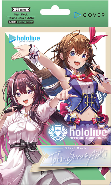 Hololive OFFICIAL CARD GAME Start Deck Tokino Sora & AZKi Bushiroad Englisch