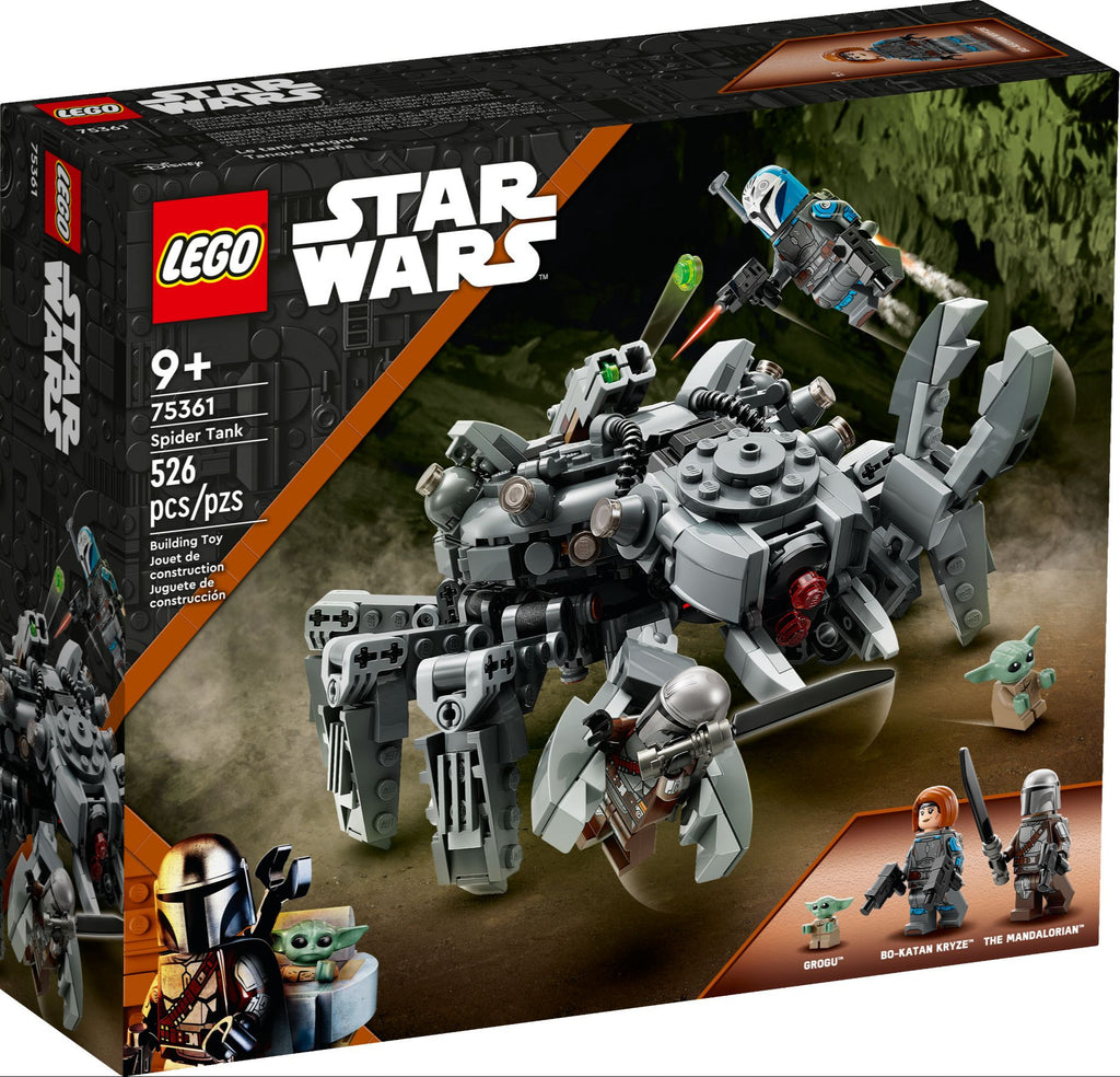 LEGO Star Wars 75361 Spinnenpanzer mit Captain Rex und Kampfdroiden