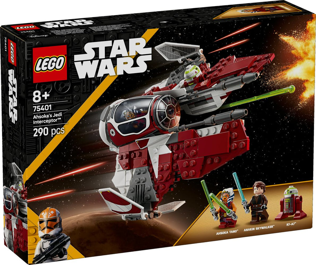 LEGO Star Wars 75401 Ahsokas Jedi Interceptor mit Minifiguren