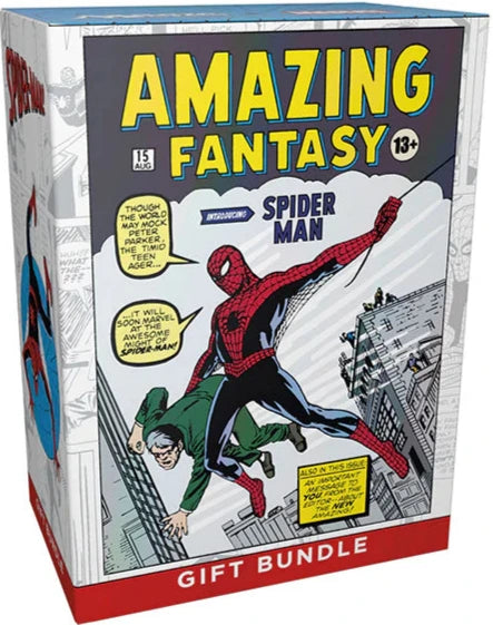 Magic the Gathering Marvel Spider-Man Gift Bundle Englisch mit Boostern, Promokarte und Zubehör