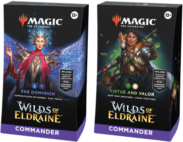 Magic Commander Wilds of Eldraine – Deck Set mit 2 Commander-Decks – Englisch