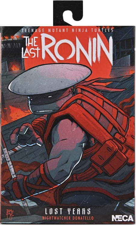 NECA TMNT Last Ronin Lost Years Donatello Nightwatcher Actionfigur 18 cm