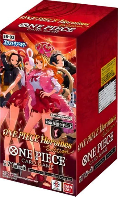 One Piece Card Game Heroines Edition EB03 Booster Display Japanisch mit 24 Packs
