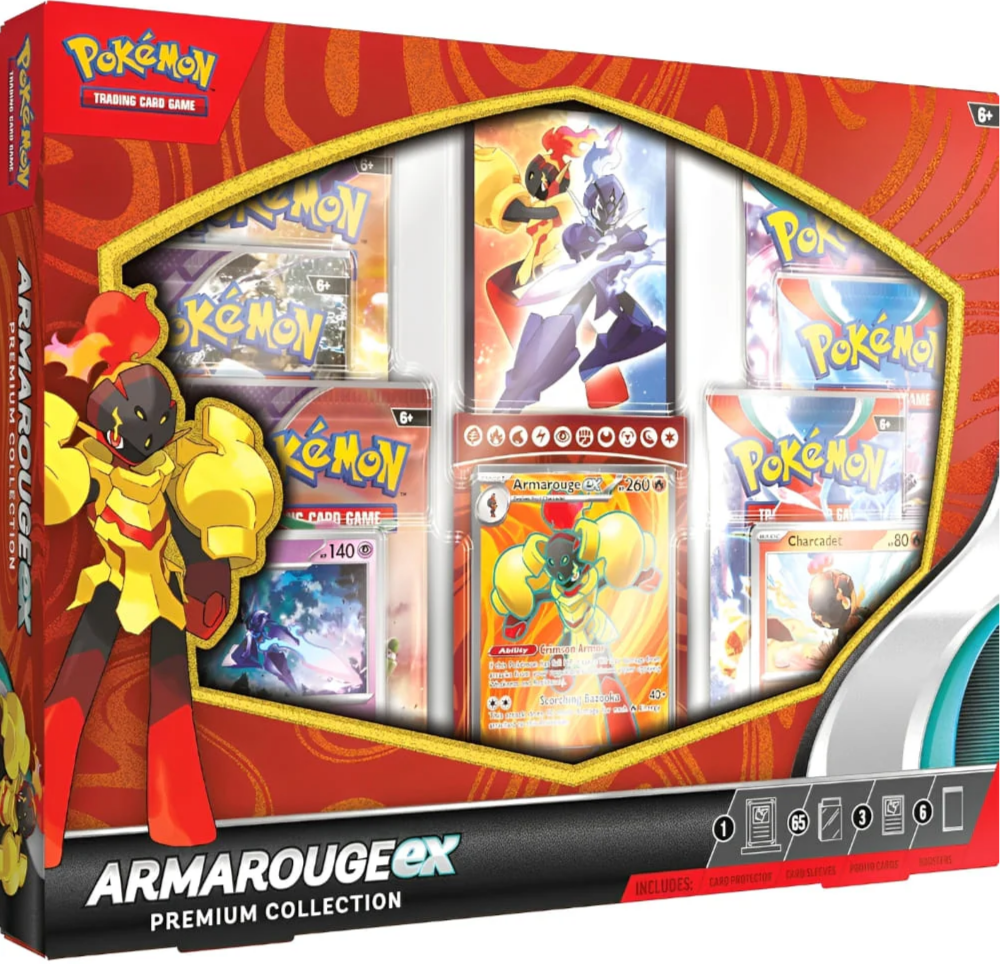  Pokémon Armarouge ex Premium Collection mit Promos & Boostern – Englisch