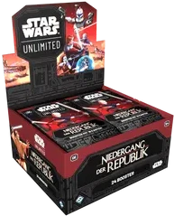 Star Wars Unlimited Niedergang der Republik Booster Display 24 Booster Deutsch