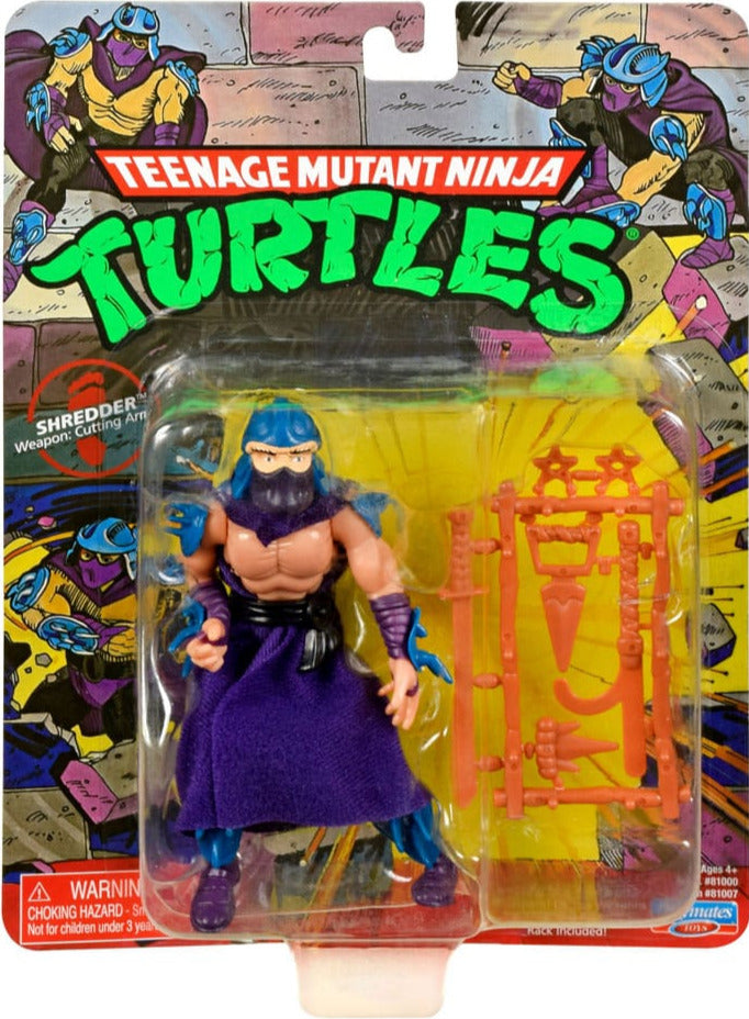  TMNT Classic Shredder Actionfigur mit Storage Shell – 10 cm von Playmates