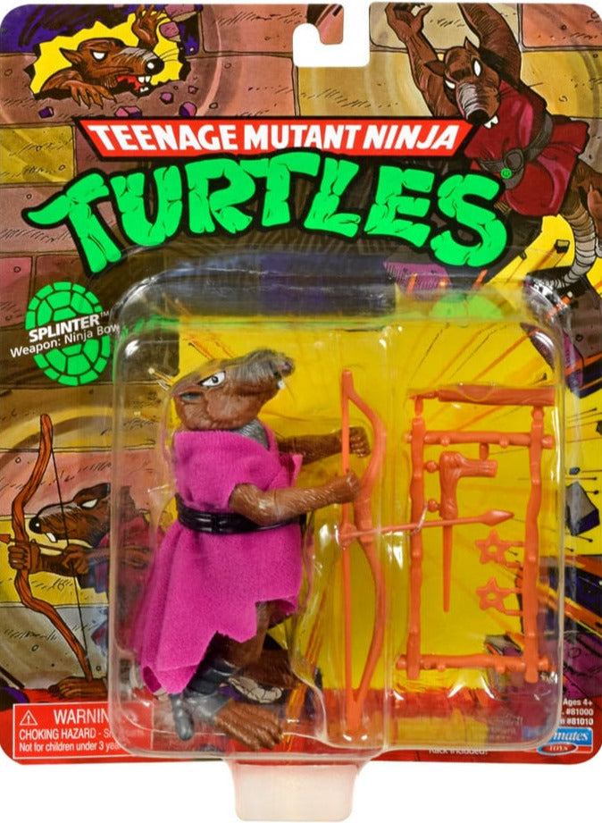  TMNT Classic Splinter Actionfigur mit Storage Shell – 10 cm von Playmates
