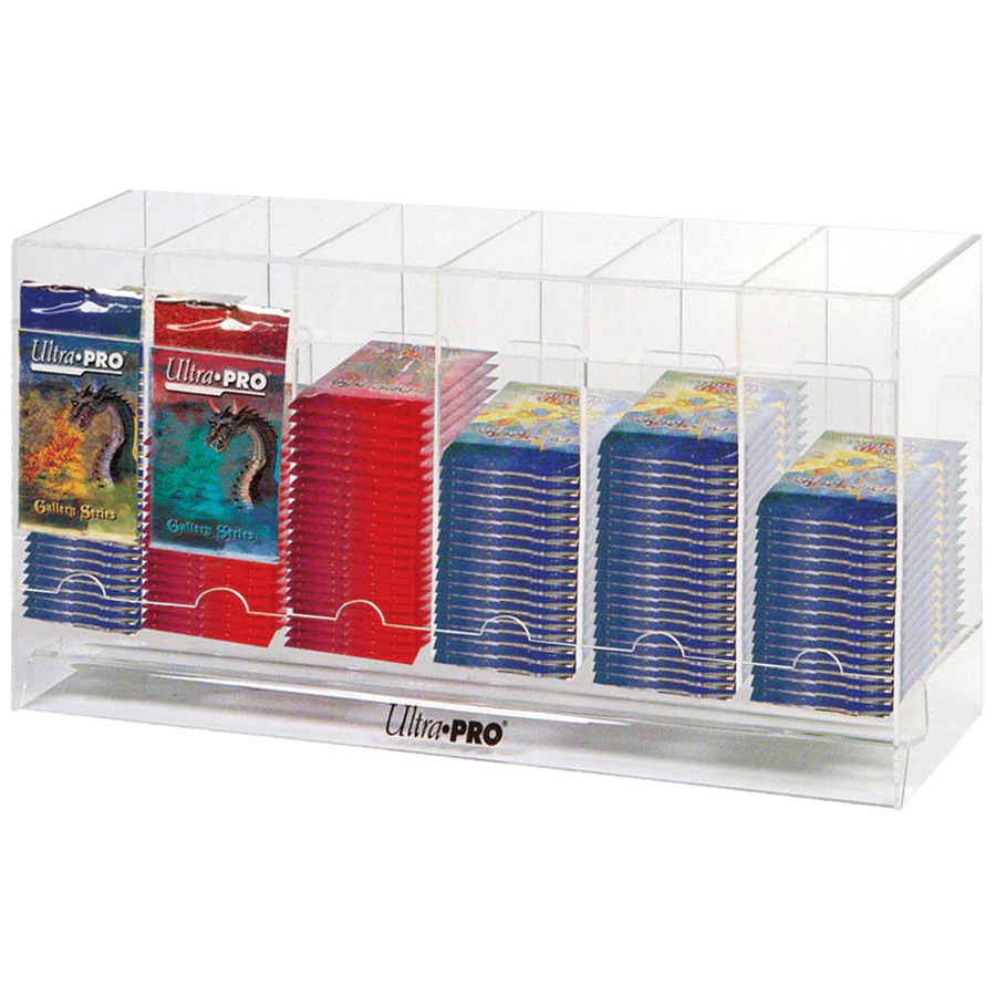 Ultra Pro Acryl-Display für Booster Packs mit 6 Slots, stapelbar