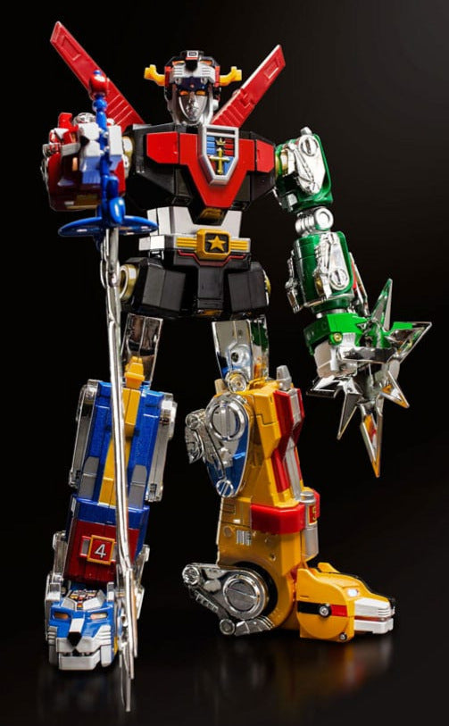 Voltron Actionfigur Gift Set 40th Anniversary Collector’s Edition – 27 cm Figur mit Sockel, Licht- und Soundeffekten